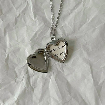 Purple heart locket