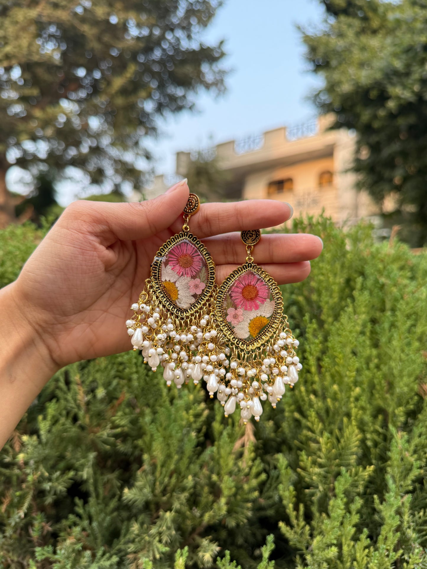 Maharani pearl jhumka