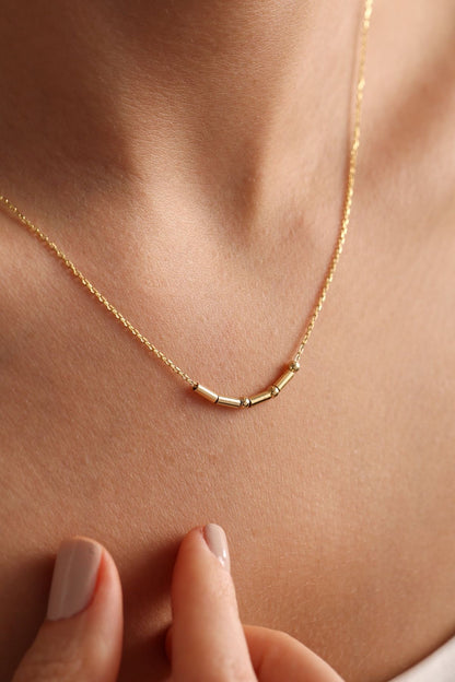 Morse code necklace