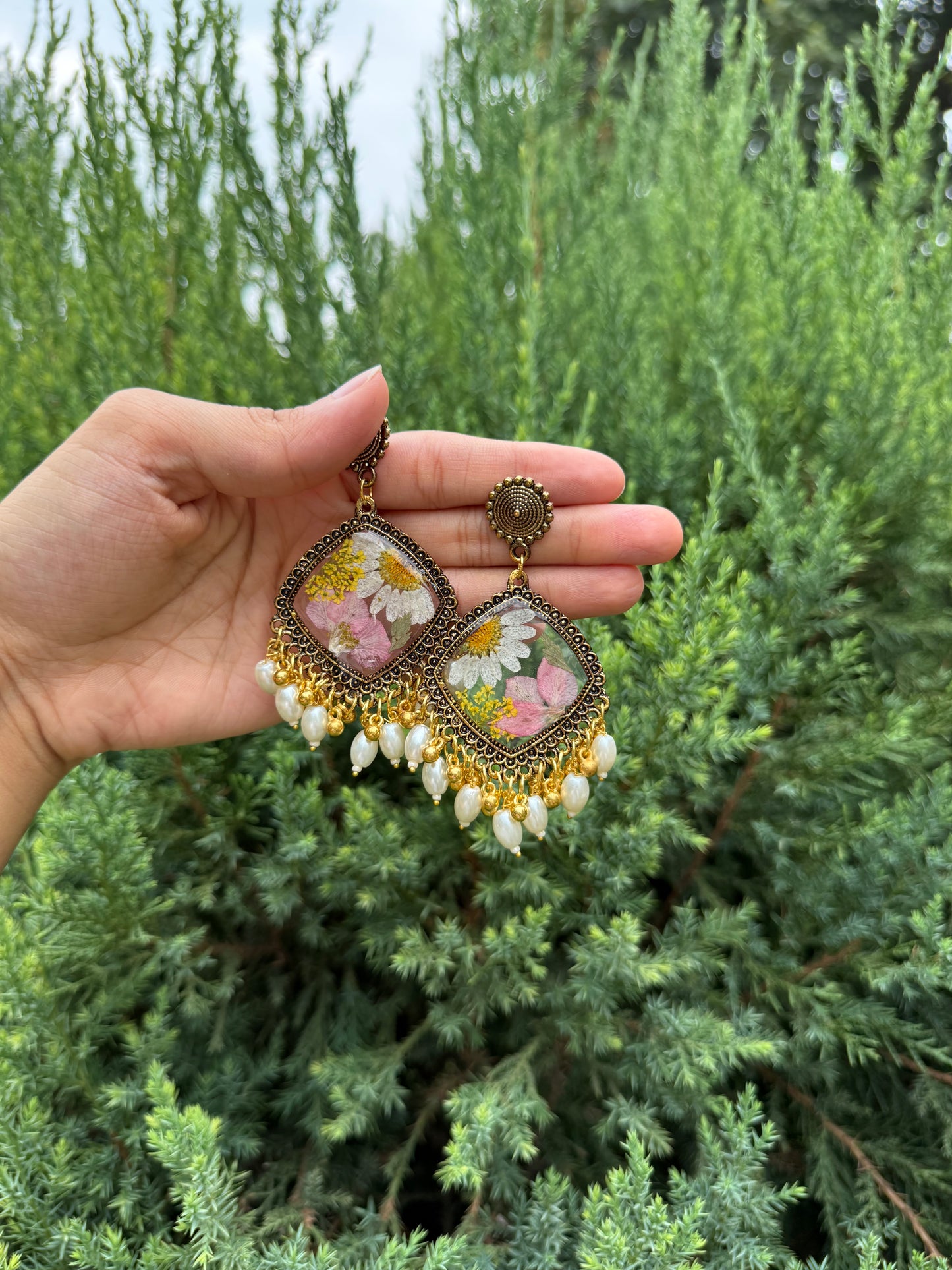 Innaya pearl jhumkas