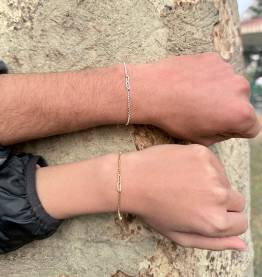 Minimal eternity bracelets