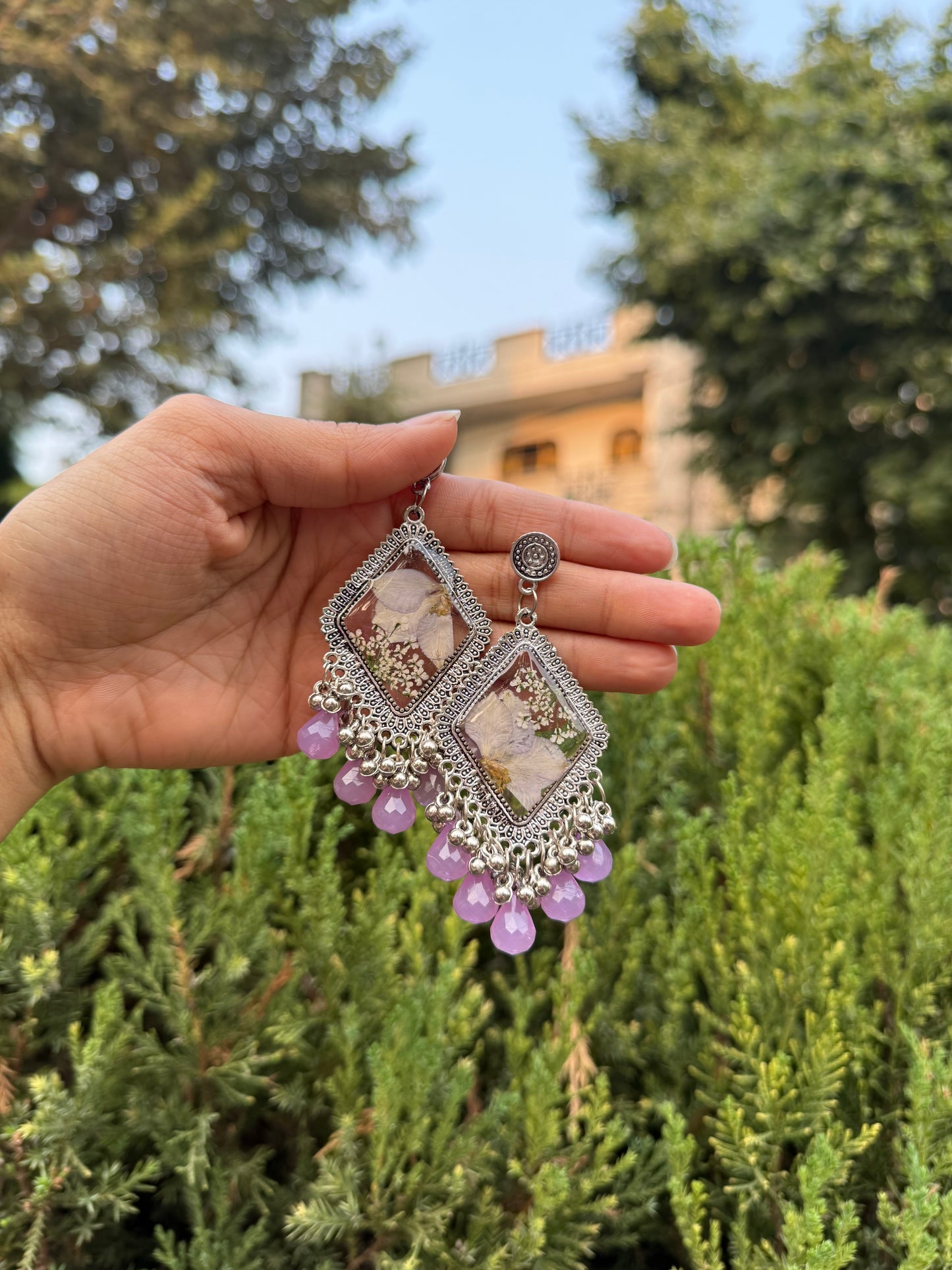 Prettiest lav jhumka