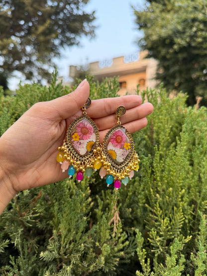 Rangoli jhumka