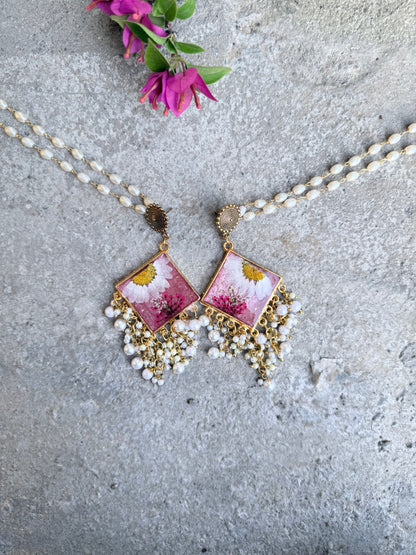 Phoolkari ear cuff Jhumka
