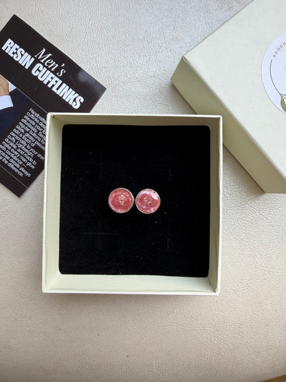 Roselle cufflinks