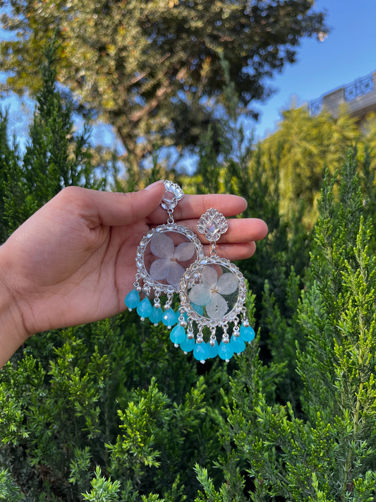 Aqua flora jhumka
