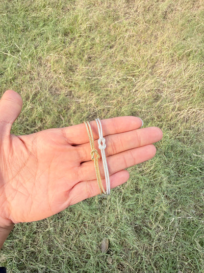 Forever knot bracelets