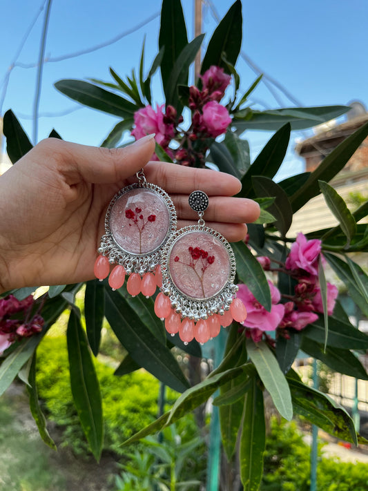 Flora Blush jhumka