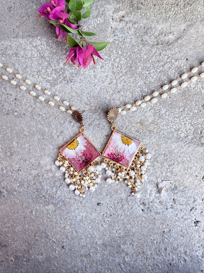 Phoolkari ear cuff Jhumka