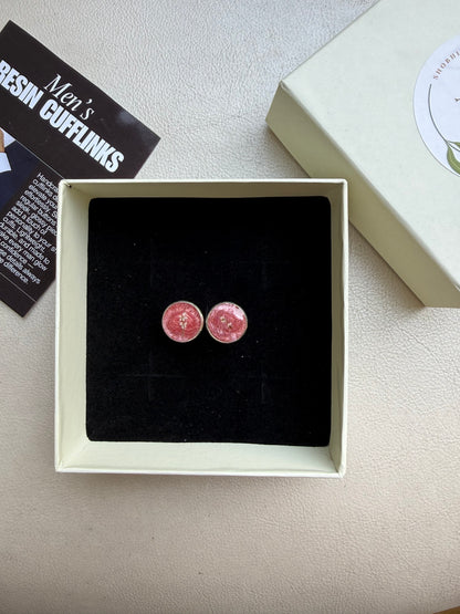 Roselle cufflinks