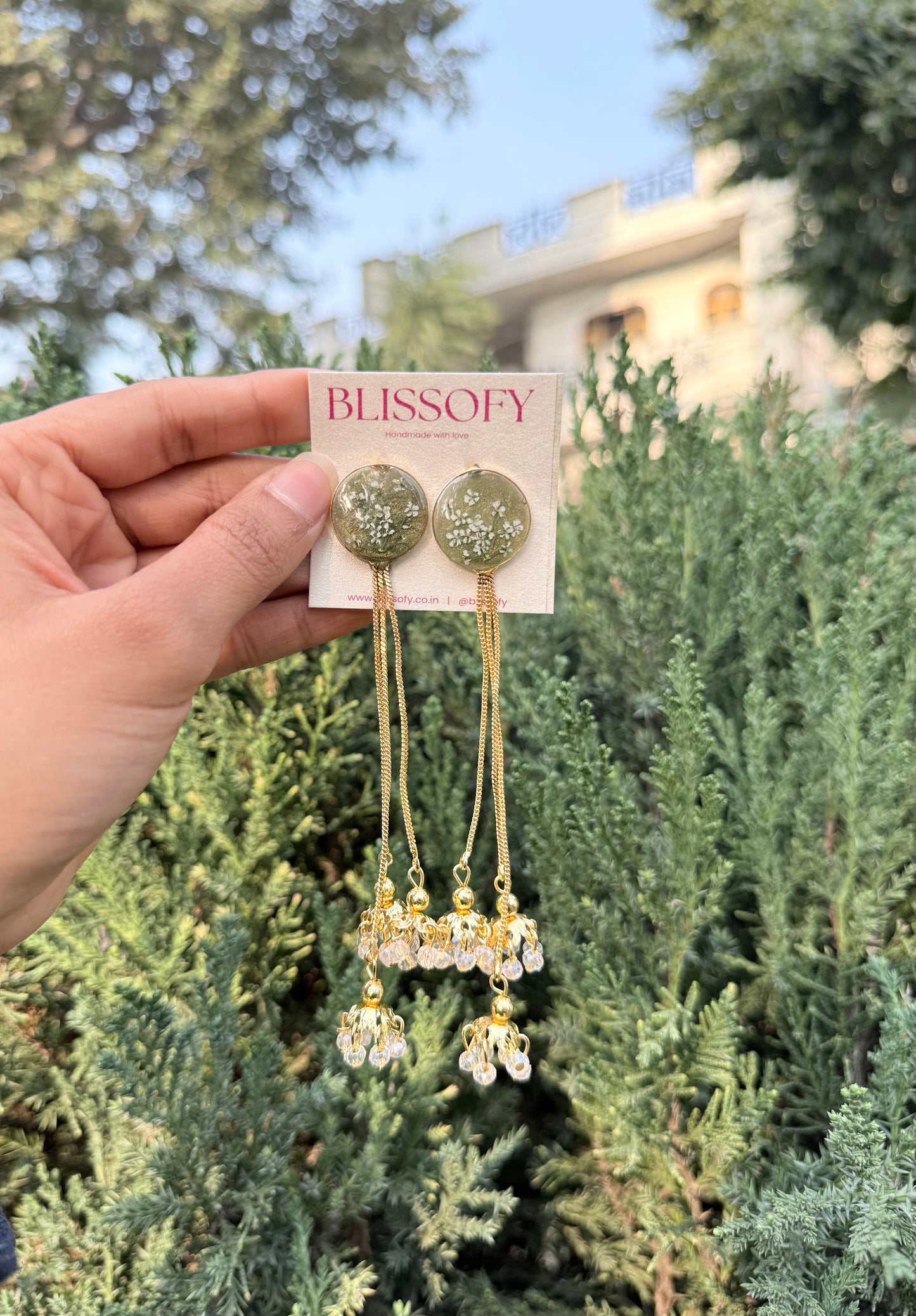 Meadow drop earrings