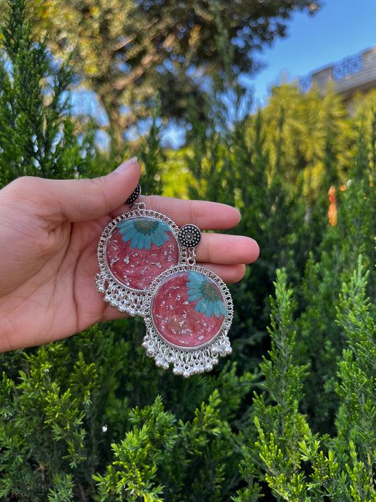 Pink lush jhumka
