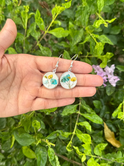 Baby breath earrings