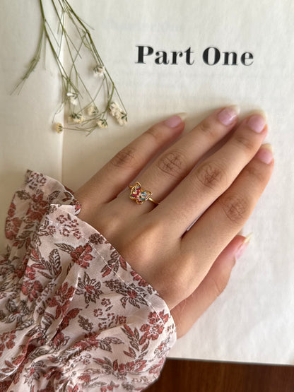 Mini butterfly ring