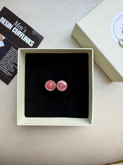 Roselle cufflinks