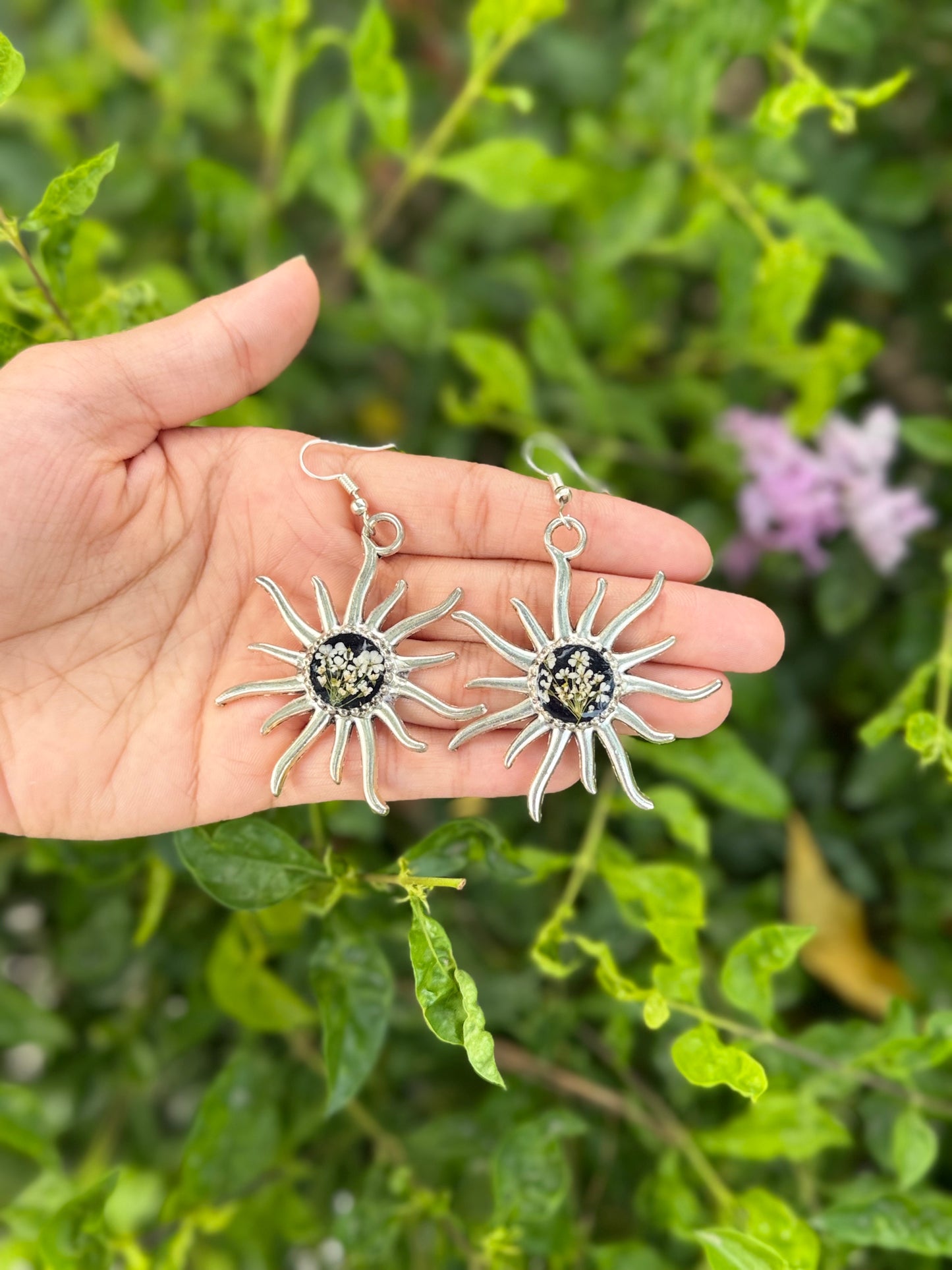 Sunlit flora earrings