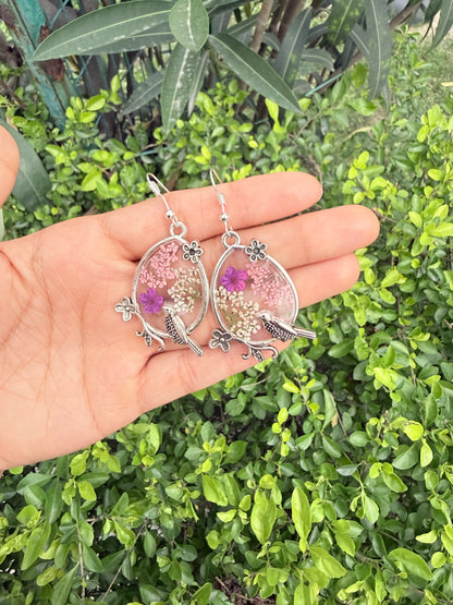 Petal nest earrings