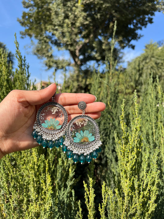 Prettiest teal green jhumka