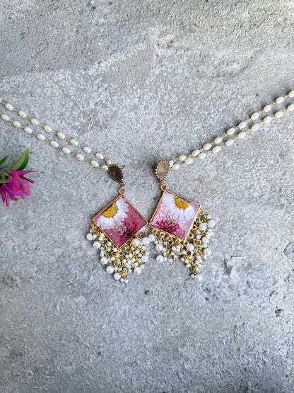 Phoolkari ear cuff Jhumka