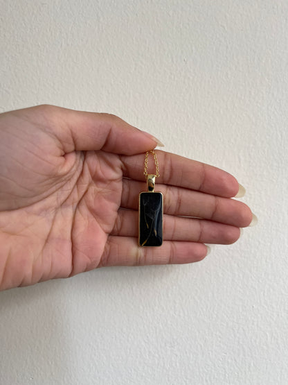 Real dandelion pendant