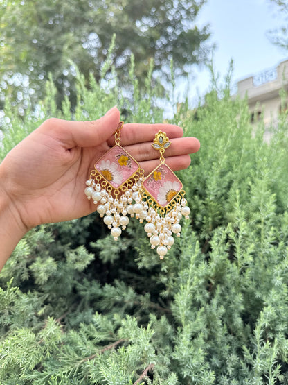 Prettiest pearl Kashmiri jhumka