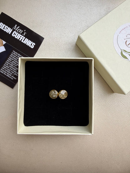 Crimson cufflinks