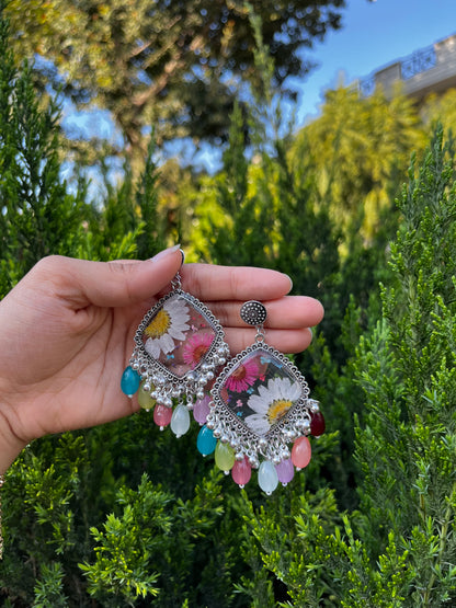 Rainbow bliss jhumkas