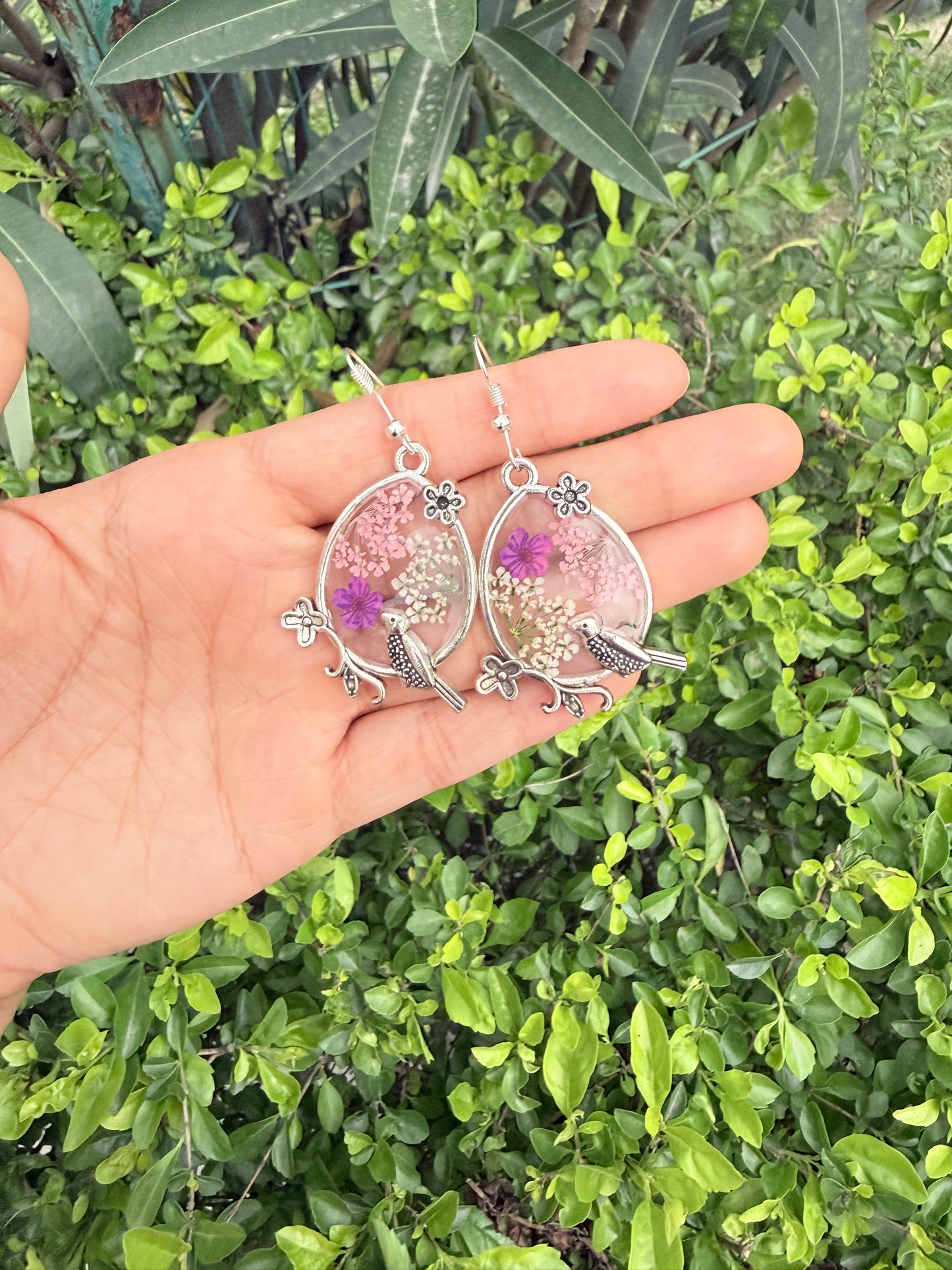 Petal nest earrings