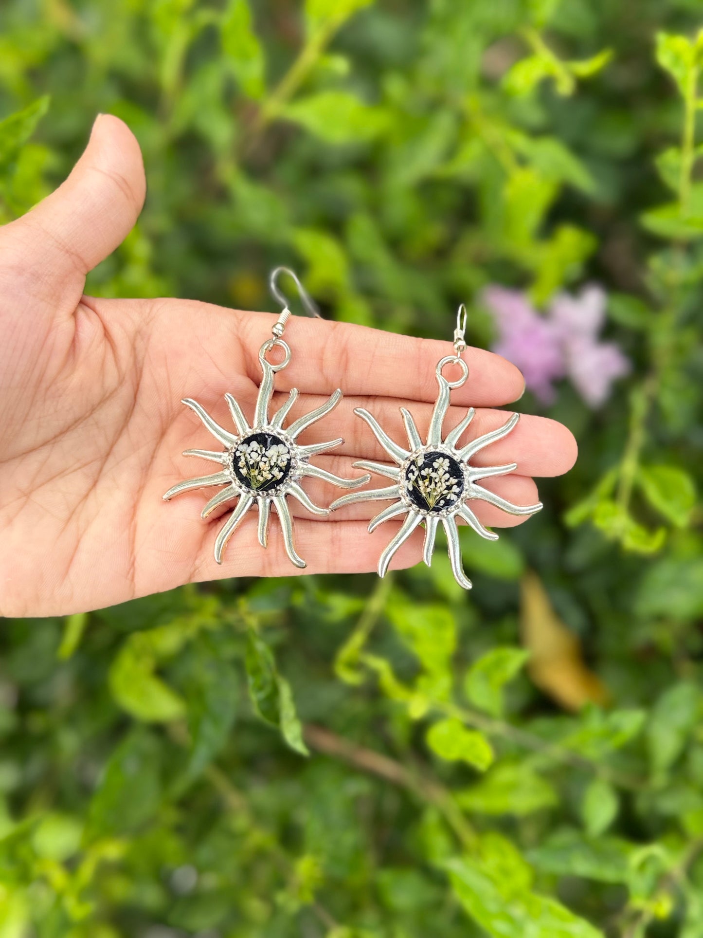 Sunlit flora earrings