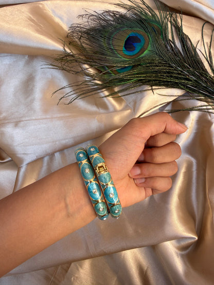 Peacock bangles