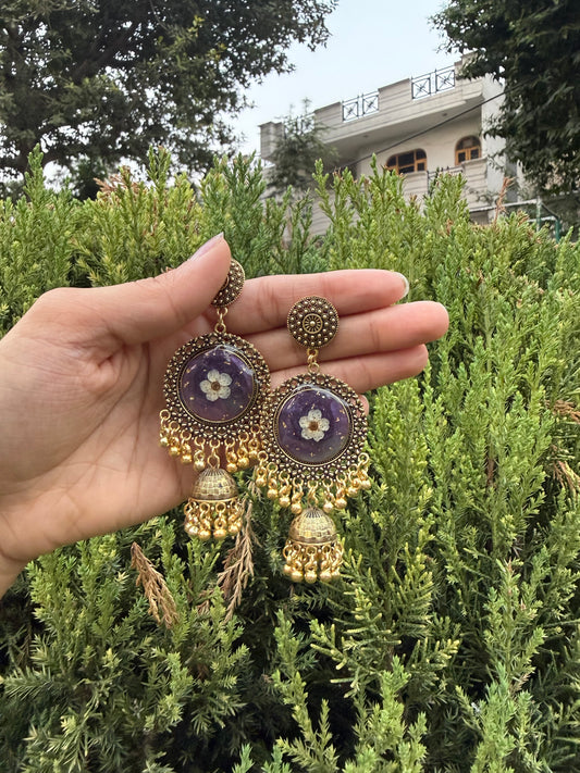 Mini blossom jhumki
