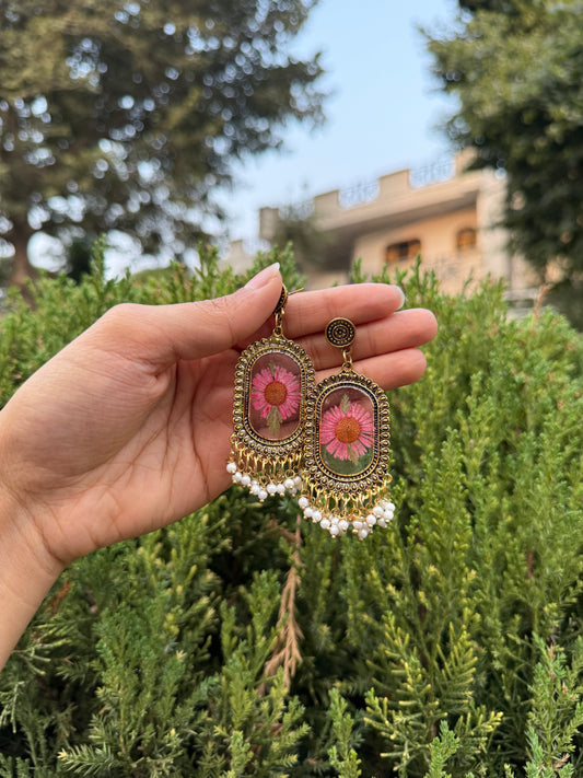 Prettiest aster jhumka ( without white beads )
