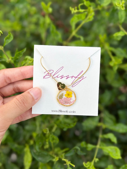 Sunshine initial necklace