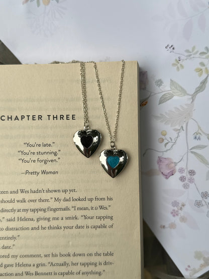 Vintage heart lockets