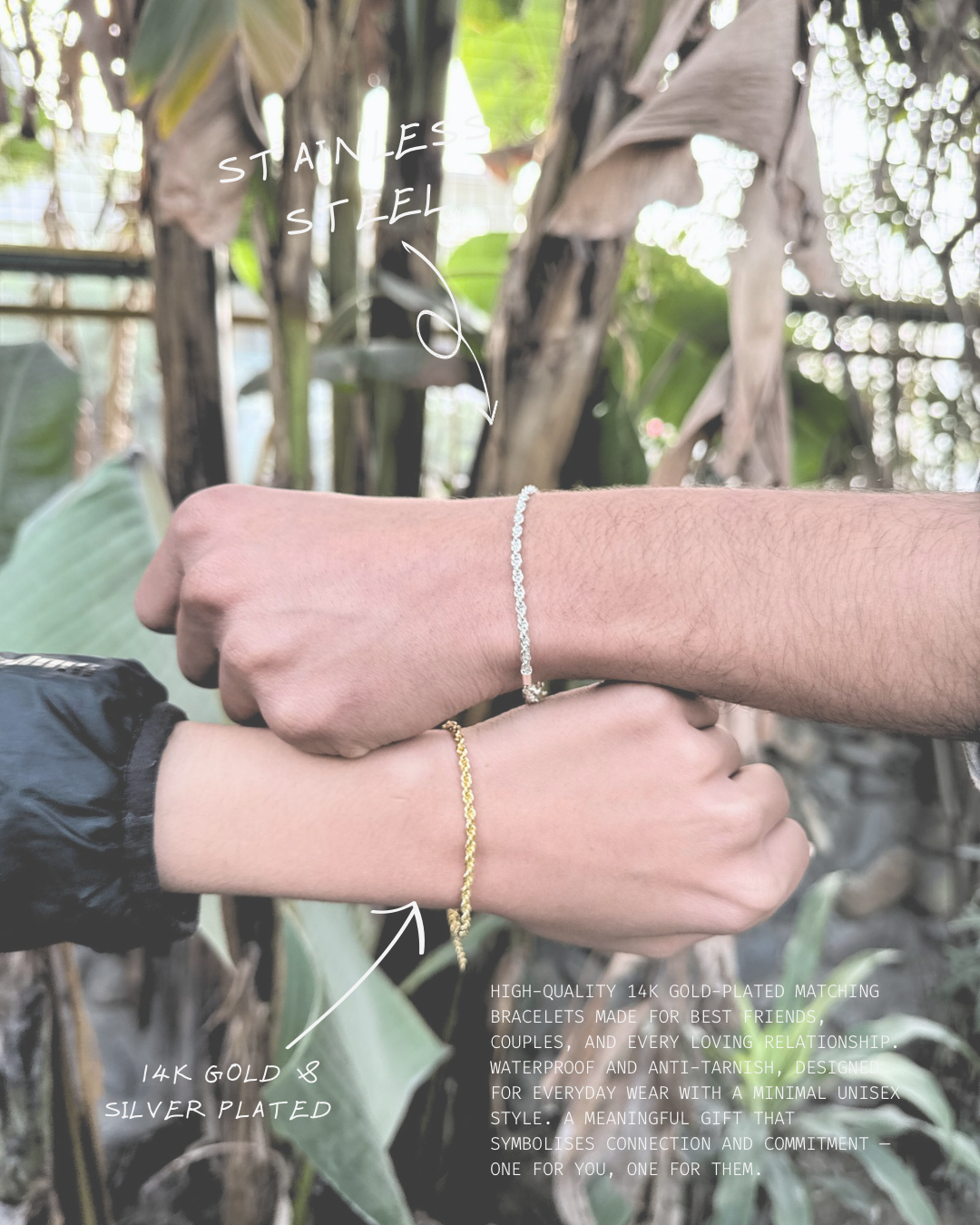 Unity rope bracelets