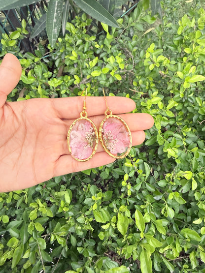 Soft blush earrings