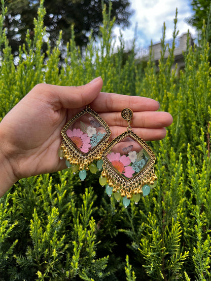 Mini eden butterfly jhumkas