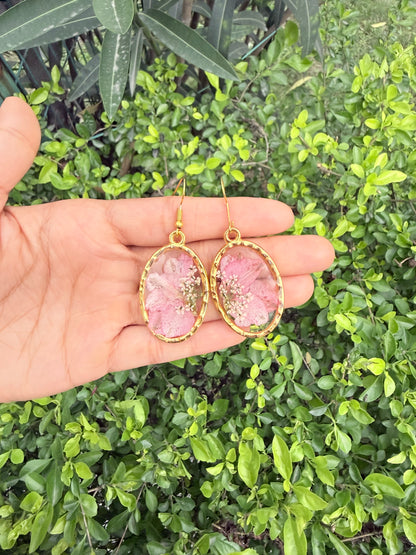 Soft blush earrings