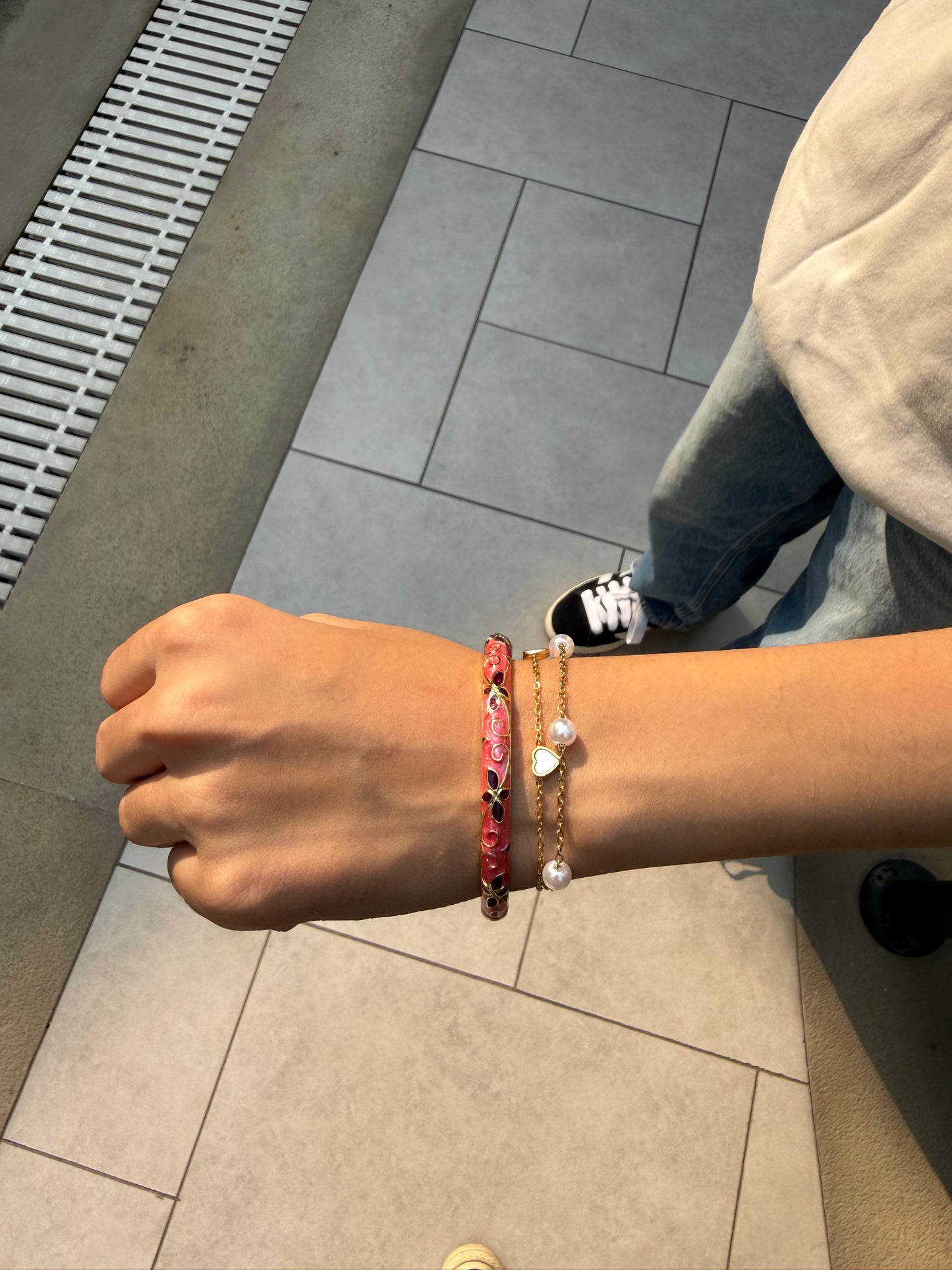Prettiest pink pearl stack