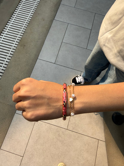 Prettiest pink pearl stack