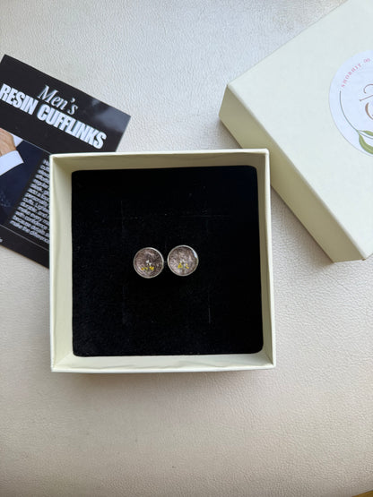 Dusky bloom cufflink