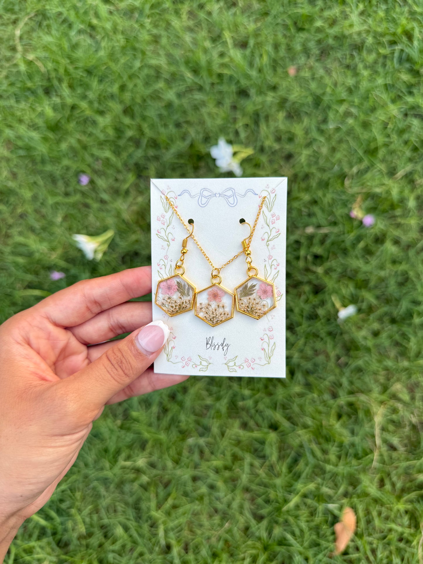 Blush garden set