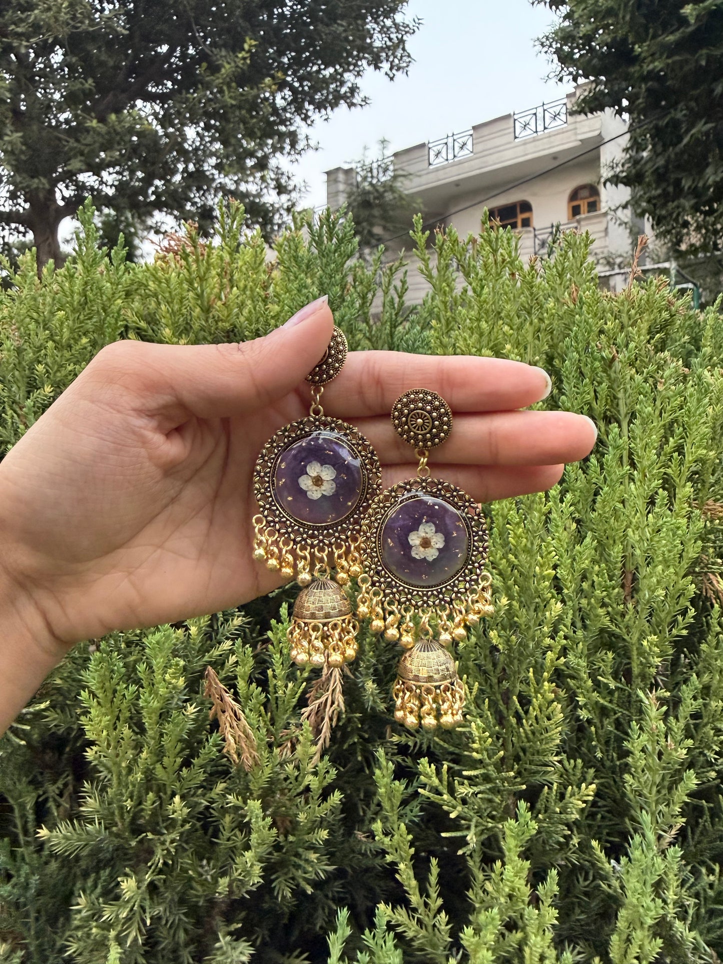 Mini blossom jhumki