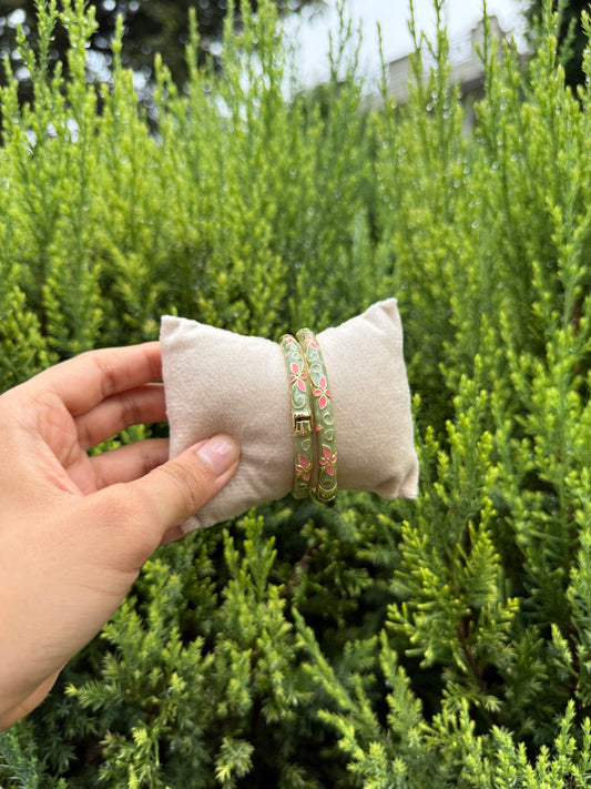 Mayra enamel bangles