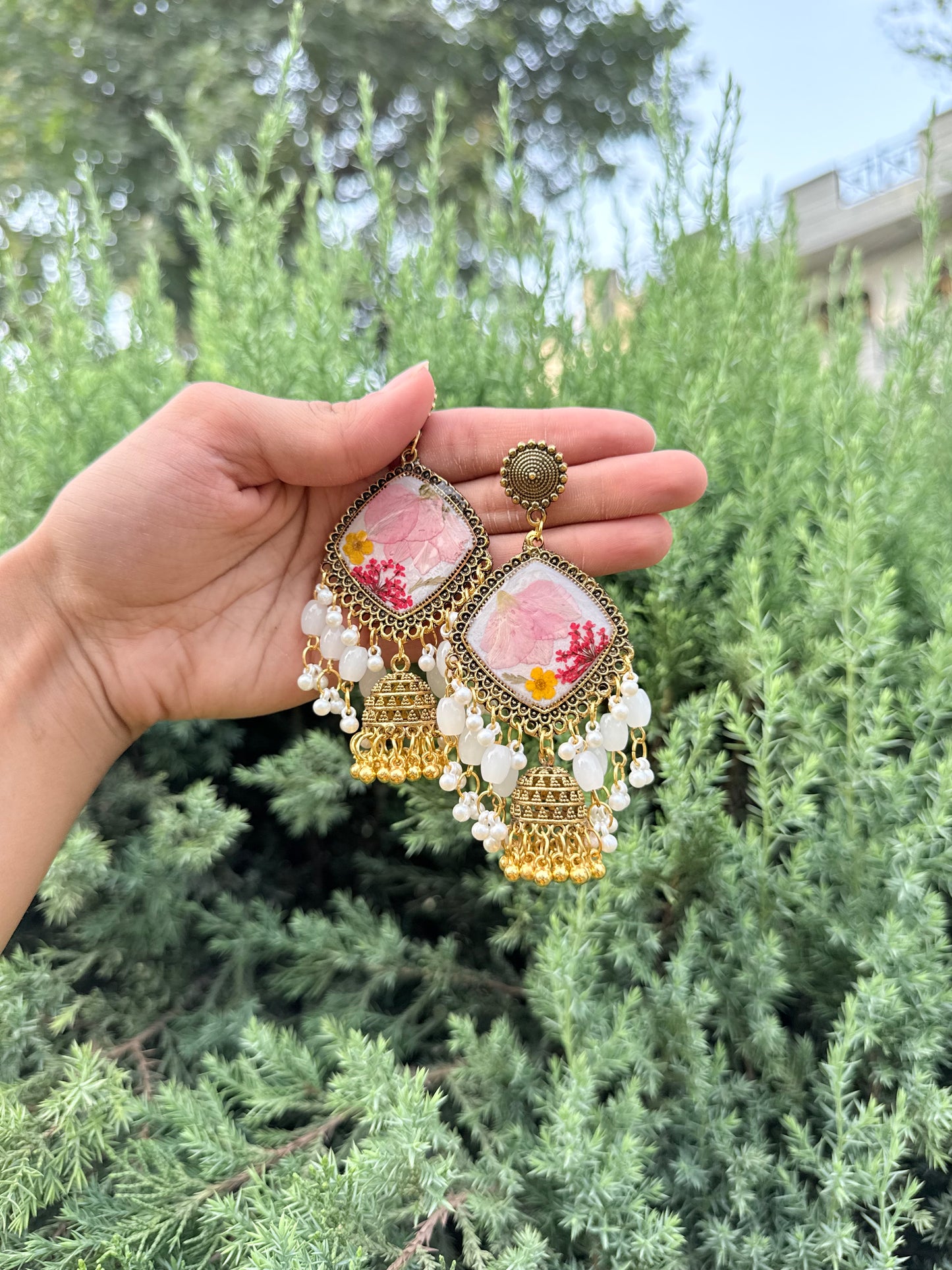 Gul kashmiri jhumkas