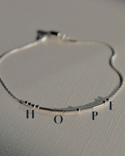 Morse code bond bracelet