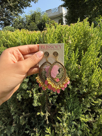 Elegant noor jhumkas