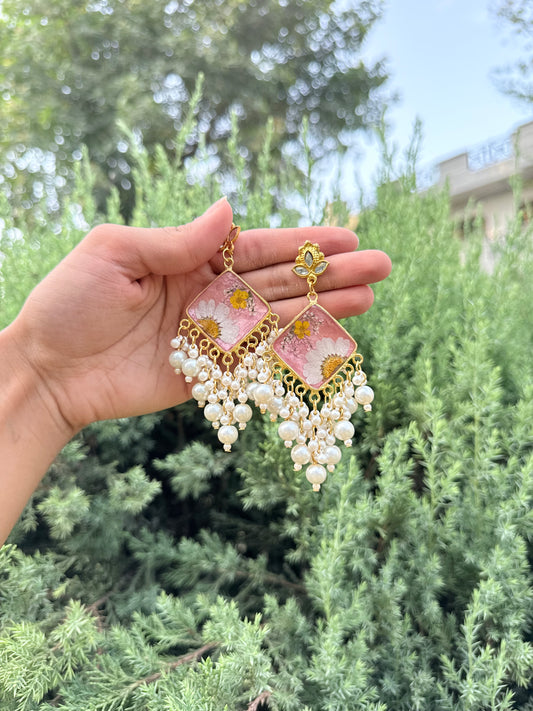 Prettiest pearl Kashmiri jhumka