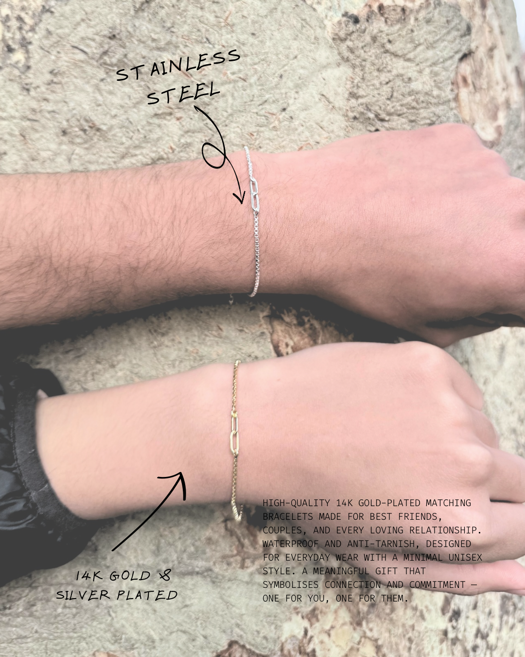 Minimal eternity bracelets