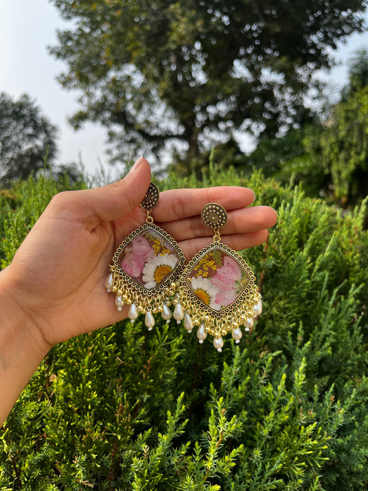 Innaya pearl jhumkas